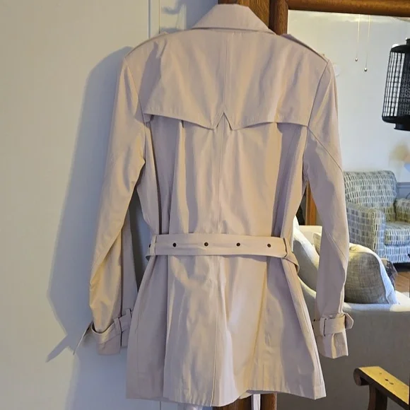 Trench Coat - double-breasted, khaki - Picture 6 of 6